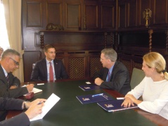 6 September 2012 National Assembly Speaker and the National Democratic Institute Director in Serbia